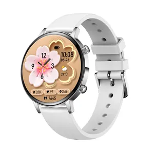 Reloj Inteligente <span class=keywords><strong>de</strong></span> Moda para Mujer <span class=keywords><strong>con</strong></span> Llamadas, Monitor <span class=keywords><strong>de</strong></span> Sueño, Pantalla AMOLED IP67, Frecuencia Cardíaca, Oxígeno en <span class=keywords><strong>Sangre</strong></span>, Baterí<span class=keywords><strong>a</strong></span> <span class=keywords><strong>de</strong></span> Larga Duración - Product Image 6