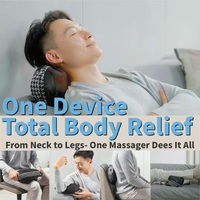 Masajeador de Terapia de Calor con Movimiento de Amasamiento 3D y Control de Tiempo para Relajación Profunda de Hombros, Espalda y Cuello