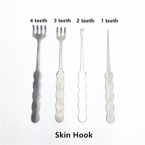 Zuol-instrumentos quirúrgicos para veterinaria, instrumento ortopédico para Retractor de piel, gancho de tracción - Product Image 4