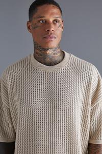 Camiseta de punto de verano con diseño calado transpirable absorbente de sudor 100% de algodón de manga corta informal personalizada para hombre - Product Image 2