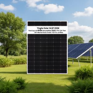 Panneau solaire monocristallin PERC demi-cellule Yinghe Solar HLSP-350M 600W 36V, module solaire industriel en verre certifié TUV - Product Image 3