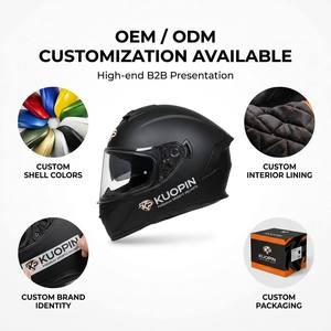 <span class=keywords><strong>Casco</strong></span> de Motocicleta KUOPIN LV006, Estilo Retro Alemán/<span class=keywords><strong>Harley</strong></span>, Ligero, para Adultos, para Viajes de Verano, Certificado por la CCC, ABS de Alta Calidad - Product Image 2