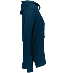 Pull à capuche brodé pour femmes de haute qualité solide rouge noir Hip Hop Streetwear respirant écologique polaire léger éponge - Product Image 4
