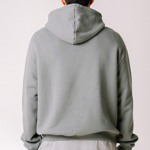 Sweat à capuche décontracté pour hommes Sweat-shirt baggy en polaire brossée douce pour l'hiver Vente en gros - Product Image 4