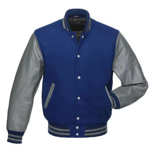 Inter abrigo de lana con logotipo personalizado béisbol suelto Casual Letterman chaqueta de béisbol Varsity chaqueta para hombres 2025 - Product Image 1