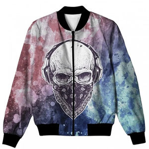 Street Wear veste en cuir et laine pour hommes hip-hop broderie coupe ample décontracté blanc à manches longues bloc couleur hommes vestes de baseball - Product Image 2