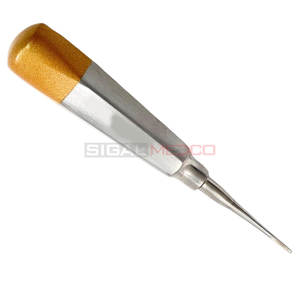 Instrumentos de autoclave Dental de primera calidad, mango hueco ligero, elevador de luxación, puntas rectas, extracción de raíz de energía Manual dorada - Product Image 4