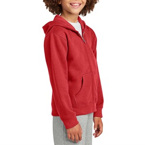 Nouveau personnalisé 100% coton qualité Streetwear vêtements décontracté enfants fermeture éclair sweats à capuche bébé garçon fille enfants plaine blanc fermeture éclair à capuche - Product Image 3