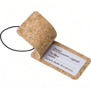 Porta Nome Personalizzato in Sughero per Bagagli Makai, Accessori Badge Personalizzati - Product Image 3