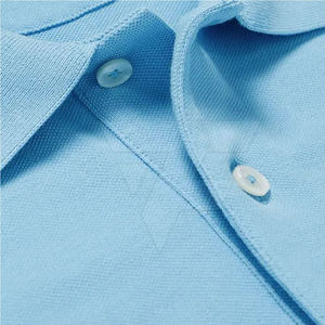 Chemises polo en coton piqué pour hommes, grandes tailles, personnalisées, de haute qualité, à manches courtes, tricotées, décontractées, fabrication OEM - Product Image 2