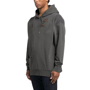 Sudadera con Capucha de Invierno Personalizada de Algodón Grueso con Logotipo Estampado para Hombre, Sudadera Extra Grande con Hombros Caídos y Estampado Serigrafiado - Product Image 3