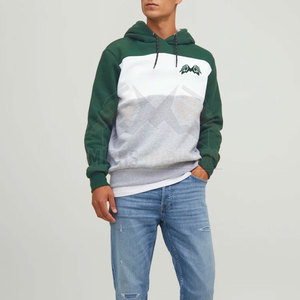 2024 últimas sudaderas con capucha personalizadas para hombres ropa de invierno de fitness teñida lisa de lana sólida con logotipo personalizado hecho en Pakistán - Product Image 6