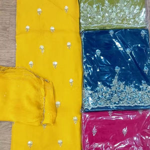 Trajes de moda india bordados a mano sin costuras de diseñador moderno para mujeres para fiestas de estilo tradicional - Product Image 1