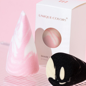 Tùy Chỉnh Màu Sắc Siêu Mềm <span class=keywords><strong>Latex</strong></span> Miễn Phí Trang Điểm Máy Xay Sinh Tố Miếng Bọt Biển Đá Cẩm Thạch Màu Waterdrop Cạnh Vẻ Đẹp Miếng Bọt Biển - Product Image 6