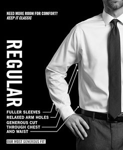 เสื้อเชิ้ตลำลองธุรกิจแขนยาวสีพื้นคอพับ - Product Image 6