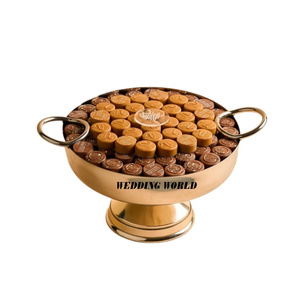 Bol à chocolat en acier inoxydable mat, taille personnalisée, fait à la main, bol à bonbons, bol à chocolat design, best-seller - Product Image 1