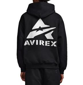 2026 Top Unisex Avirex <b>Winter</b> Pullover Hoodies Polyester/Cotton High Quality Sports Wear Custom Design Front Logo Eco-Friendly - Product Image 4