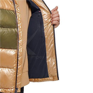 2025 Puffer Jackets Custom Style Men <b>Wool</b> Puffer Jackets Wholesale Price Long Sleeves Puffer Jackets - Product Image 5