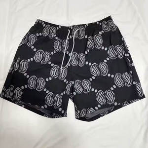 Shorts de Baño para Hombre, 100% Algodón, Secado Rápido, Ligeros, Transpirables, Traje de Baño para Surf, Cintura Elástica Cómoda, Verano, Playa - Product Image 2