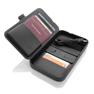 Custodia da viaggio promozionale con prodotto porta carte carica Evi - Product Image 1