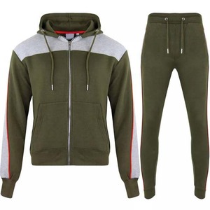 Venta al por mayor de hombres, diseñe su propio chándal deportivo, chándal para hombre, 100% de algodón, forro polar, cremallera, chándales informales de invierno, conjuntos 2025 - Product Image 4