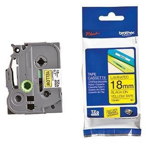 Cinta Adhesiva para Oficina Brother P-touch TZe-641 Amarilla y Negra de 18 mm x 8 m, Modelo BROTHER - Product Image 1