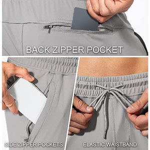 US Size <b>Men's</b> Sweatpants with Zipper Pockets Athletic Pants Training Track Pants Joggers for <b>Men</b> Soccer, Running, Workout - Product Image 4