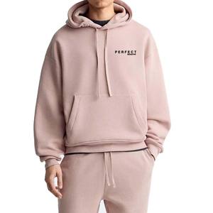 Sudaderas con capucha con logotipo personalizado en Blanco polar francés Terry hombro caído cordón Unisex hombres mujeres peso pesado sudaderas con capucha de algodón de gran tamaño - Product Image 4