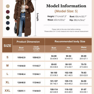 Modern Comfortable <b>Women's</b> Puffer Style <b>Parka</b> Jacket Collar and Elastic Cuff Zipper Pocket <b>Parka</b> for <b>Winter</b> Street Style - Product Image 6