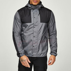 Chaqueta Cortavientos para Hombre para Actividades al Aire Libre, Chaqueta Cortavientos con Cremallera Impermeable y Sensación Ligera - Product Image 5