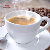 Café en vrac VIETNAM Café instantané Séchage par atomisation de l'usine Accepter OEM Caféine élevée Goût fort parfumé Prêt à exporter