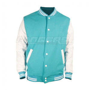 Chaquetas Varsity de Invierno para Hombre, Estilo Bomber con Cuerpo de Lana, Logotipos Bordados Personalizados, Suministro OEM, Chaquetas Escolares al por Mayor - Product Image 1