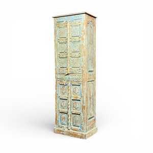 Mueble de Madera Artesanal, Madera Sólida de Mango y Roble, Diseño Rústico Tradicional para Bar en Casa o Sala de Estar, Muebles Hechos a Mano - Product Image 1