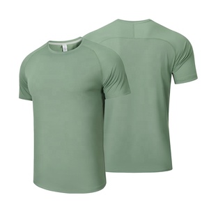 Camiseta Deportiva Informal para Hombre, 150g, Poliéster y Elastano, Tejido Liso, Alta Calidad, Verano, Logotipo Personalizado, Secado Rápido, Transpirable - Product Image 5
