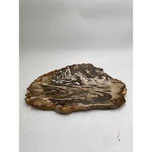 Plaque de bois pétrifié naturel en gros, épaisseur 2 cm, pour décoration intérieure, présentation sur table, artisanat en pierre - Product Image 5