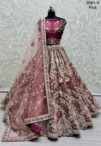 Designer Lehenga Choli Avec Séquence Et Zircon Diamant - Product Image 5