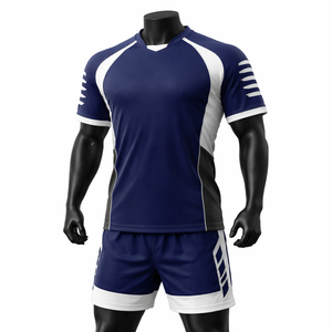 Shorts de rugby personnalisés en polyester avec cordon de serrage, imprimés par sublimation, avec poches zippées, pour équipes sportives – Meilleur design - Product Image 1