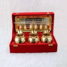 Ensemble de 2 bols et plateaux à fruits secs décoratifs pour la maison, best-seller, en aluminium fait à la main avec finition dorée, technique personnalisée - Product Image 5