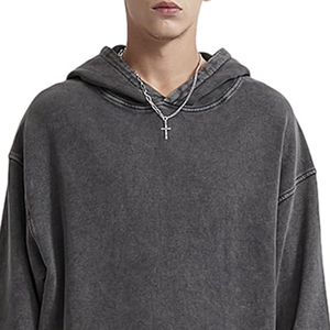 เสื้อฮู้ดดี้ผู้ชายคอกลมผ้าฝ้าย 100% รุ่นใหม่ล่าสุด มีกระเป๋า  รับสกรีนโลโก้และปรับแต่งได้ทุกอย่าง - Product Image 6