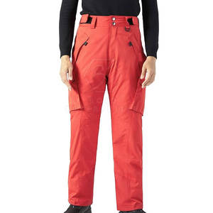Pantalon de ski d'hiver de haute qualité pour homme avec logo personnalisé tissu polyester/coton imperméable et coupe-vent respirant isolant en duvet - Product Image 1