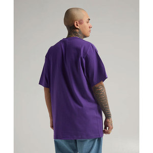 T-shirts en coton surdimensionnés pour hommes coupe ample T-shirt délavé vintage unisexe à manches courtes chemises décontractées hauts T-Shirt coupe ample - Product Image 2