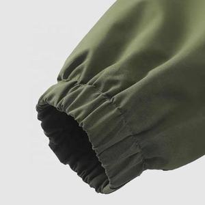 Chaqueta Cortavientos de Invierno para Hombre, Venta al por Mayor de Fábrica, Estilo Formal con Parches, Cuello Alto, Talla Grande, Larga - Product Image 6