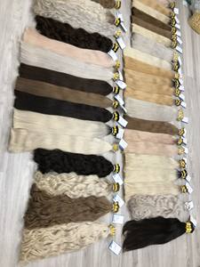 Alta calidad superior doble dibujado natural recto/ondulado a granel Vietnam cabello humano crudo vietnamita paquete ondulado de cabello - Product Image 2