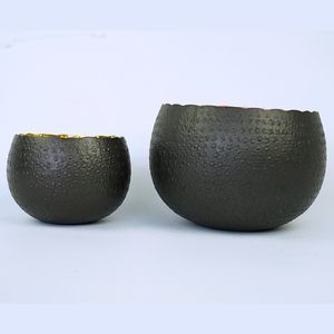 Bandeja de cobre moderna y elegante hecha a mano para bodas o eventos especiales que sirven frutas y dulces decoración sin pies - Product Image 2