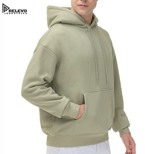 Nouveau sweat à capuche en molleton streetwear personnalisé de haute qualité, hiver, délavé à l'acide, délavé au soleil, effet usé, double couche, uni, personnalisé - Product Image 5