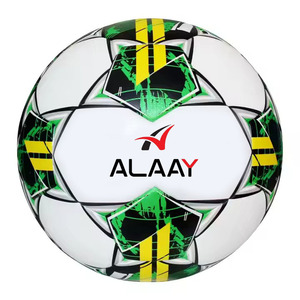 Alaay personalizado de alta calidad tamaño 5 balón de fútbol Doble espejo fútbol profesional resistente al desgaste Futbol PU Material - Product Image 1