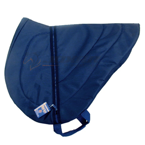Travel friendly English saddle carrying <b>bag</b> with padded <b>grip</b> handles and heavy duty fabric safeguards saddle from travel impact - Product Image 5