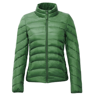 2025 Top Trending Design Thick Puffer Jacket for Women Breathable Fabric Solid Purple Color Plus Size Waterproof Winter Jacket - Product Image 3