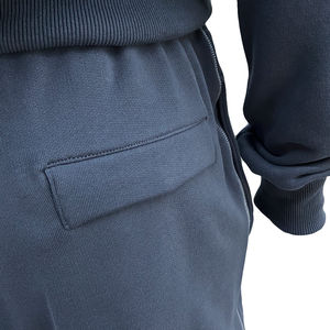 Survêtement de survêtement pour hommes à imprimé personnalisé Ensemble surdimensionné à capuche à points contrastés Ensemble décontracté de 2 pièces Ensemble de jogging de sport pour hommes - Product Image 6