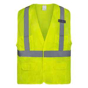 Reflective Working <b>Vest</b> <b>Men</b> Industrial Safety Clothing Durable Lightweight Fabric OEM ODM Factory Direct Wholesale Supplier - Product Image 3